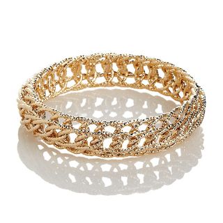 Jewelry Bracelets Bangle Technibond® Diamond Cut Interlaced Link