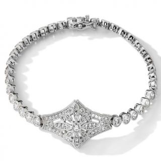 Jewelry Bracelets Tennis Xavier Absolute™ Sunburst Round Bezel