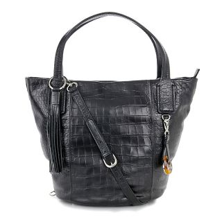Barr and Barr Croco Embossed Soft Large Leather Tote