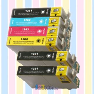 Pack 126 Ink for Epson Workforce 545 645 840 845 60 High Capacity