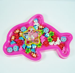 Wacky Erasers Collectible Rubber Eraser Sea Animals 35pcs