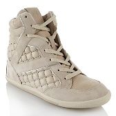 Vince Camuto Vince Camuto Follie High Top Leather and Suede Sneaker