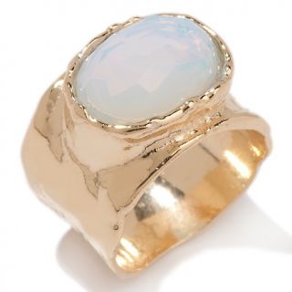 Noa Zuman Jewelry Designs Sela Created Opalite Quartz Band Ring at