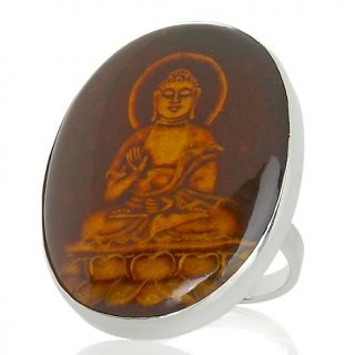  sterling silver oval buddha intaglio ring rating 7 $ 54 87 s h $ 5