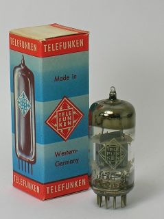 Telefunken ECC85 6AQ8 Balanced Matched Tube Code NB January 1958 Very