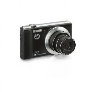 HP p550 16.1MP, 720p HD, 12.5X Optical Zoom Digital Camera with 4GB SD