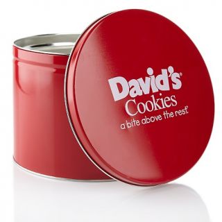 Davids Cookies 5 lbs. Brownies and Crumb Cakes in Red Tin