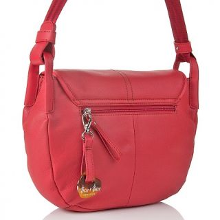 Barr + Barr Pebbled Calfskin Leather Satchel with Woven Strap