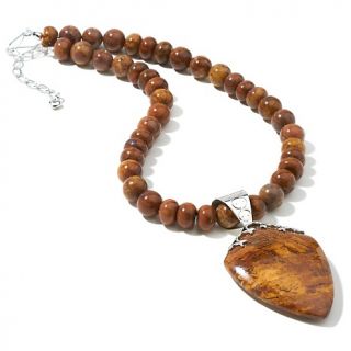  yellow dunes stone pendant with beaded necklace rating 3 $ 76 93