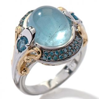  blue topaz and blue diamond ring note customer pick rating 88 $ 199 95