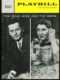 Eli Wallach Cold Wind The Warm Playbill 1959