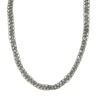 105 9014 sterling silver glitter weave 18 necklace rating be the first