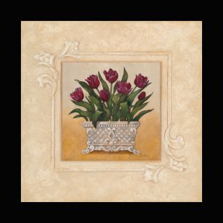 "Red Tulips" Art Framed Print Gloria Eriksen