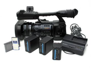  EX HD Camcorder Broadcast Camera SXS w SBP 8 SXS Card BP U60