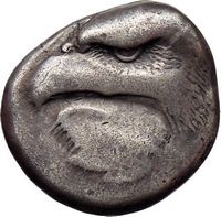 Elis Olympia Zeus Mint 408 BC 93rd Olympiad Silver Stater Extremely