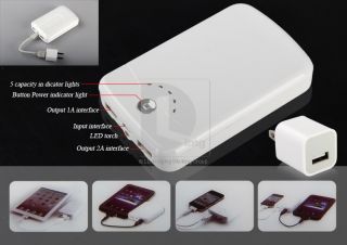 Portable External Mobile Backup Battery Charger for iPhone 4S 4G 3G