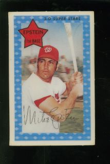 1971 KELLOGGS MIKE EPSTEIN #34 (12.00) EXMT C2464