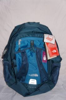 North Face Womens Recon Backpack Daypack Brilliant Blue Prussian Blue