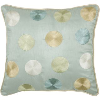 111 5841 rizzy home 18 x 18 modern dots pillow aqua beige rating 2 $