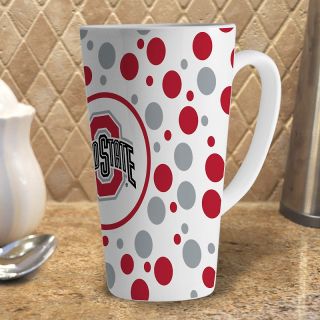 109 8109 16 oz polka dot latte mug with team colors osu rating be the