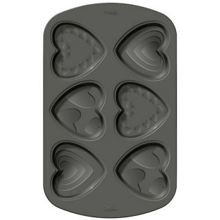 110 9777 wilton heart mini cake pan 6 cavity rating be the first to