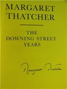 Margaret Thatcher Signed LTD47 350 Downing Street Years