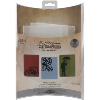 109 7456 sizzix sizzix texture trades embossing folders alterations