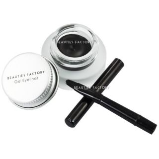 Pro BF Gel Creamy Eyeliner Black with Eye Liner Brush Makeup 516