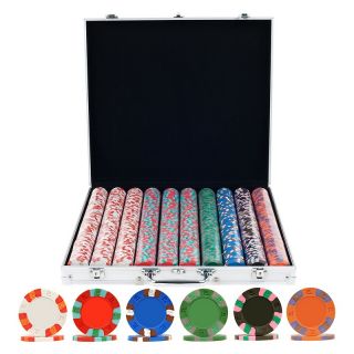 112 2131 1000 classic poker chips with aluminum case rating be the