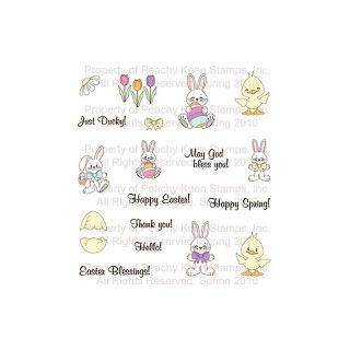 111 5014 peachy keen clear stamp assortment springtime mini s rating 1