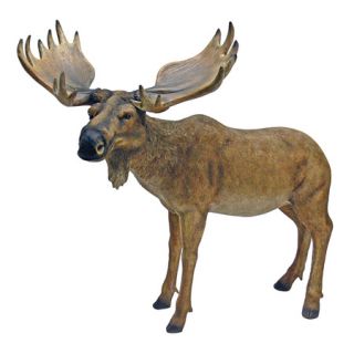 Natures Bull Moose Home Garden Elk Sculpture Lodge Statue