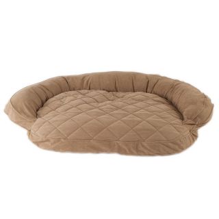 113 6155 carolina pet company x large microfiber quilted bolster bed