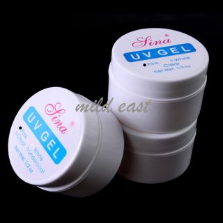 Colors Pink White Clear Color UV Builder Gel for Nail Art Tips Glue