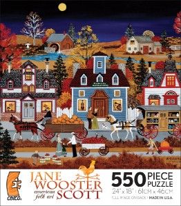Jane Wooster Scott Jigsaw Puzzle A Colorful Past 550 PC