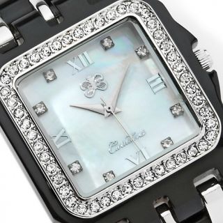 Curations with Stefani Greenfield Square Case Pavé Bezel Bracelet