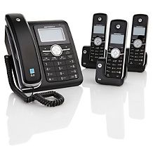 Motorola 5 pack DECT 6.0 Cordless Phones with Answering System