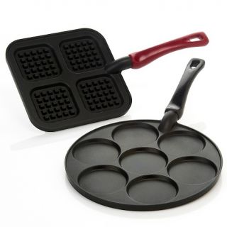 123 442 nordic ware silver dollar pancake and mini waffle griddles