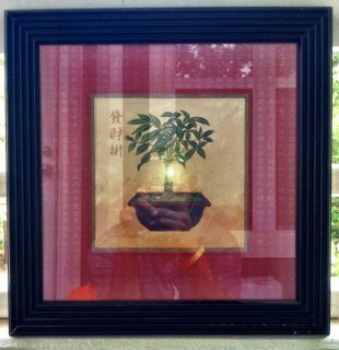 Gloria Eriksen original painting asian bamboo plant rd stand