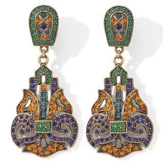118 248 heidi daus heidi daus classically suited crystal drop earrings