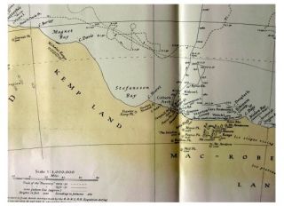 1929 Antarctic Expedition British Australian New Zealand Map Mawson 8