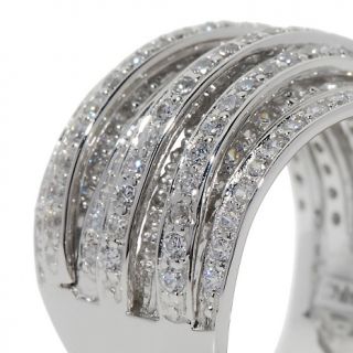 Jewelry Rings Fashion ILLUMINATION by CRISLU 1.35ct CZ Crisscross