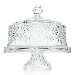 136 328 jeffrey banks 4 in 1 crystal covered cake plate note customer