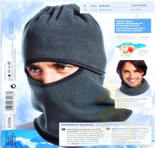 NWT Black Warm Full Face Cover Winter Ski Mask Beanie Hat Scarf Hood