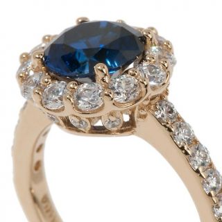 Jean Dousset Absolute and Created Sapphire Princess Ring