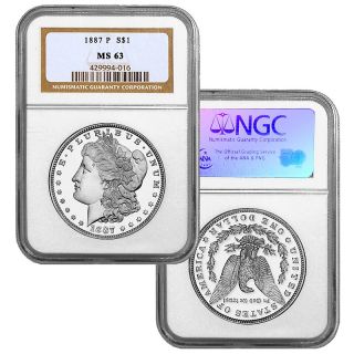  ms63 ngc morgan silver dollar rating 2 $ 134 95 or 3 flexpays of