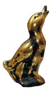 Stangl Pottery 3250B Granada Gold Duck Up Figurine
