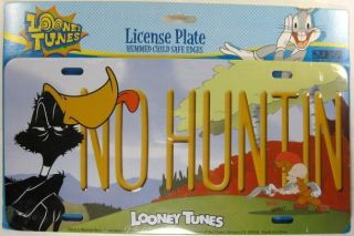Daffy Duck License Plate Bugs Bunny Elmer Fudd New L653