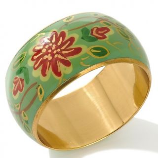 128 305 bajalia bajalia wide flower print bangle bracelet rating 8 $