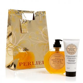 215 131 perlier perlier 2 piece honey miel hand kit with gift bag