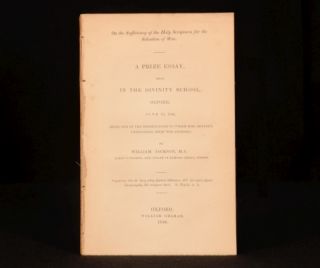 1846 William Jackson Sufficiency of Holy Scriptures Salvation Man
